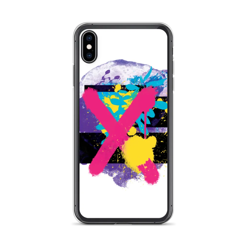 Abstract Series 01 iPhone Case White