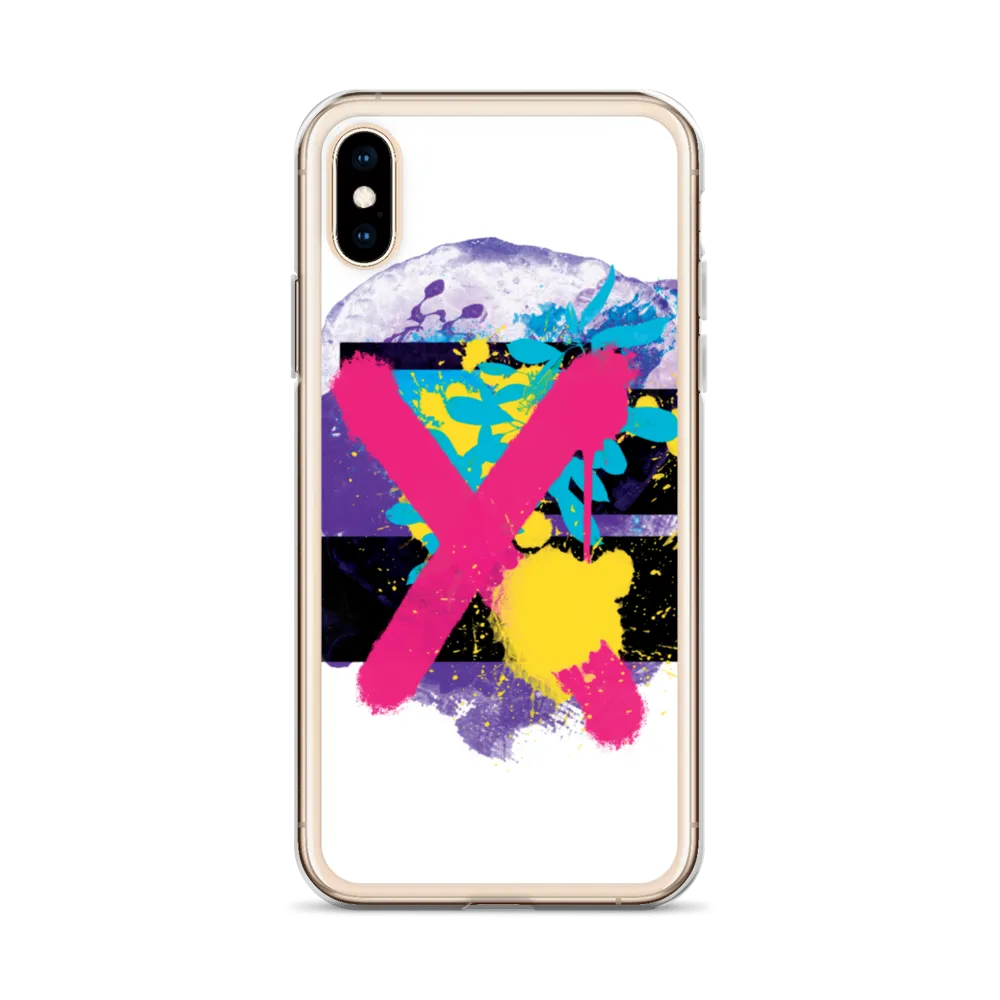 Abstract Series 01 iPhone Case White