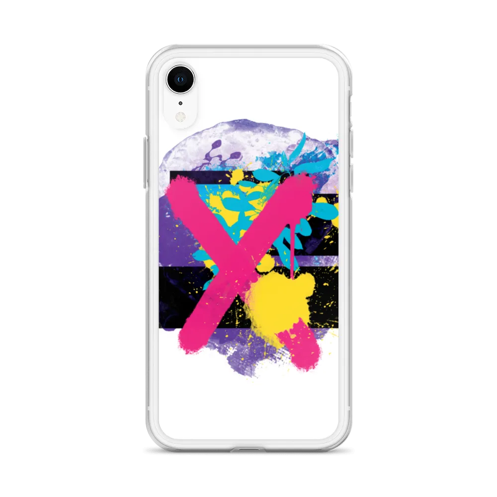 Abstract Series 01 iPhone Case White