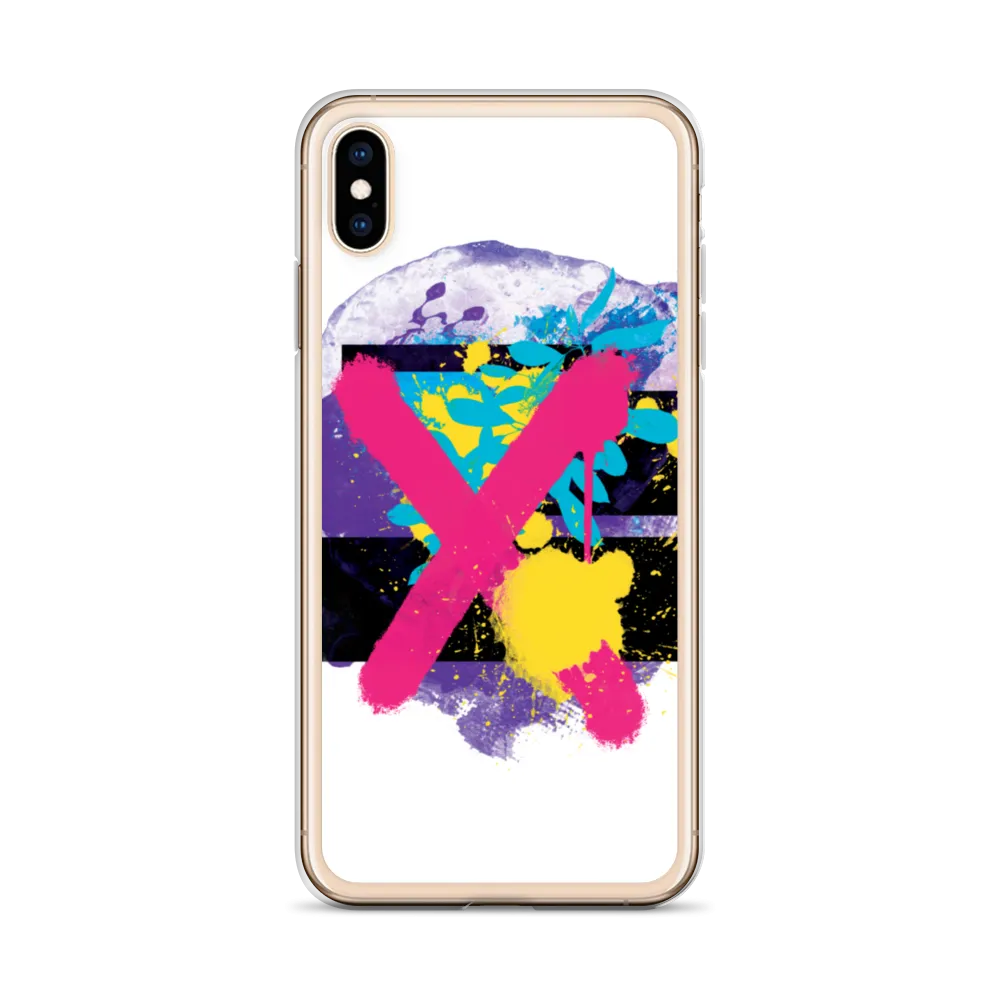 Abstract Series 01 iPhone Case White