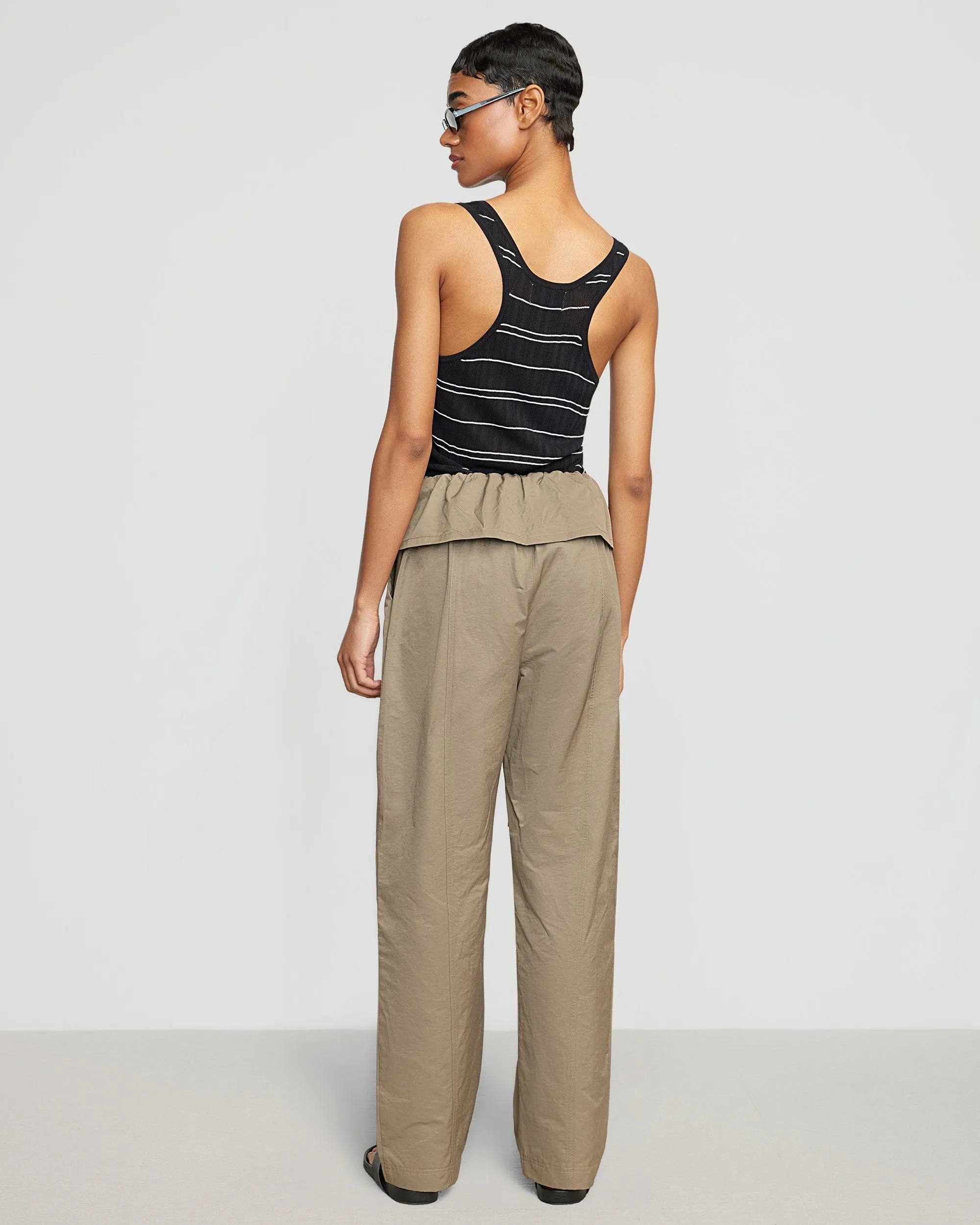 Arden Drawstring Foldover Pant