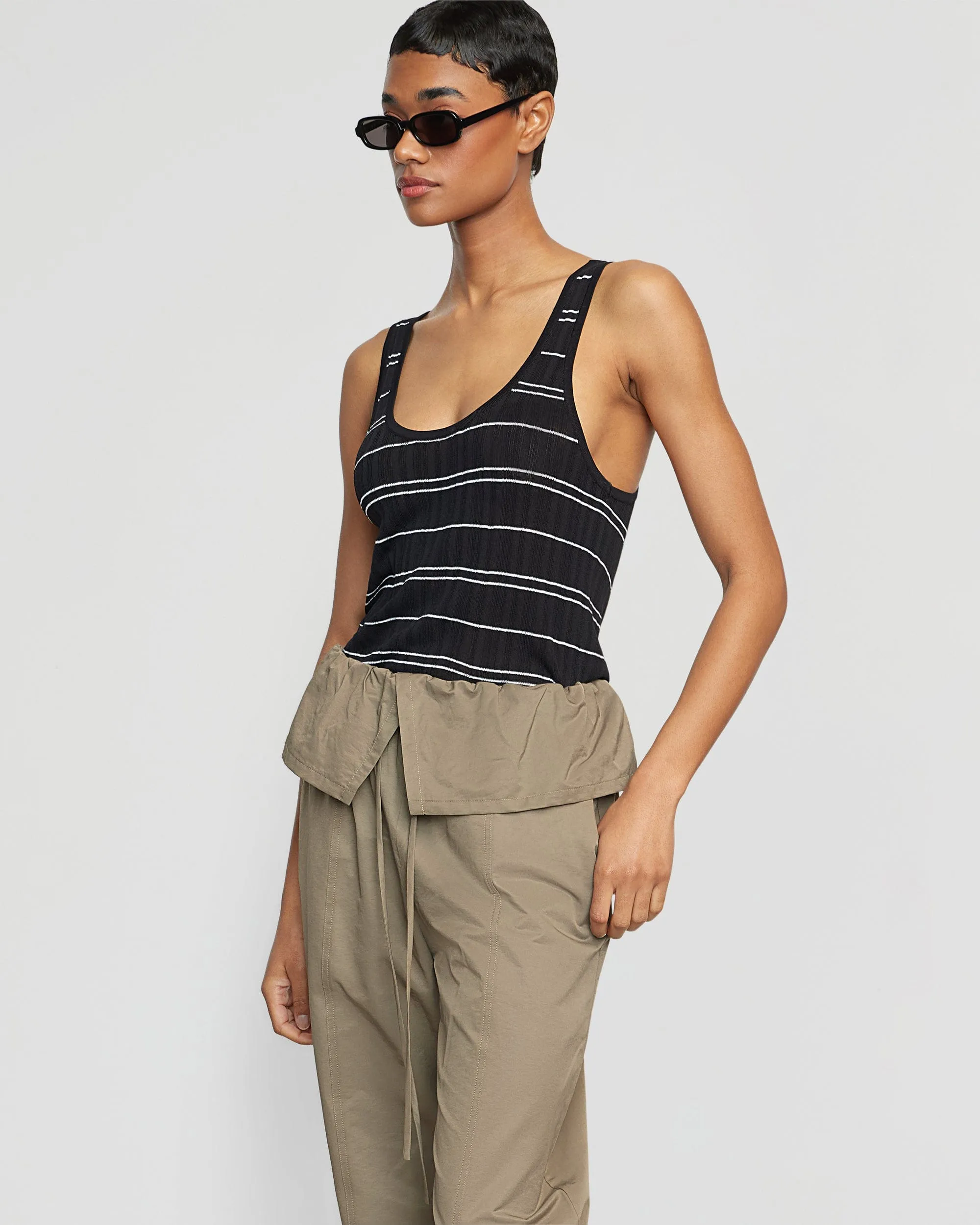 Arden Drawstring Foldover Pant