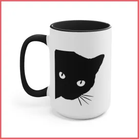 Black Cat Coffee Mug