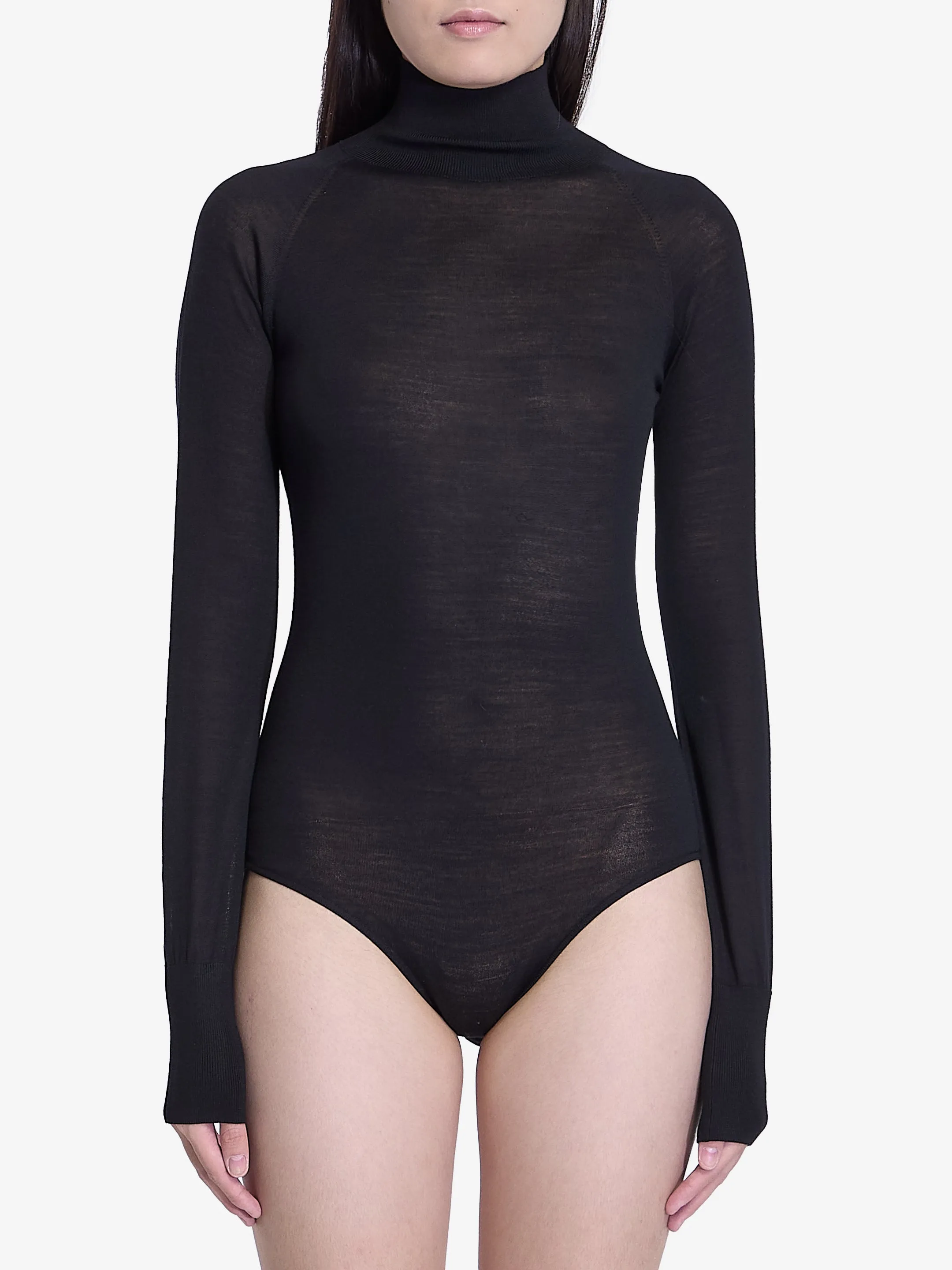 BODYSUIT IN SHEER KNIT