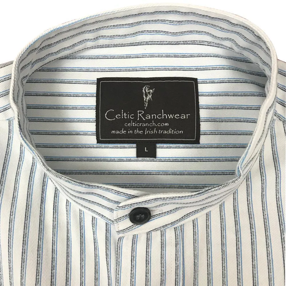 Celtic Ranchwear Blue Stripe Grandfather Shirt