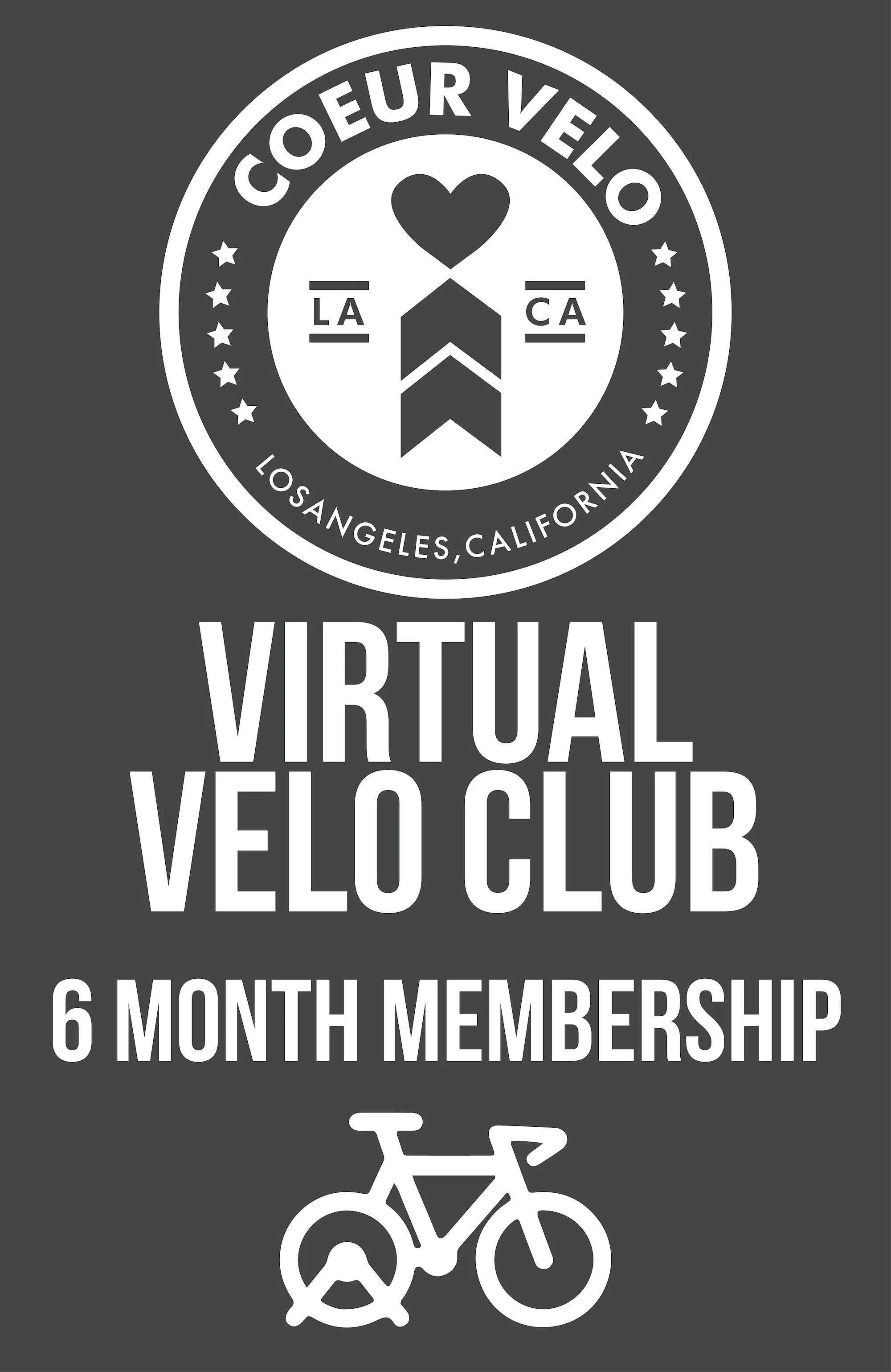 Coeur Virtual Velo Club - 6 month Membership