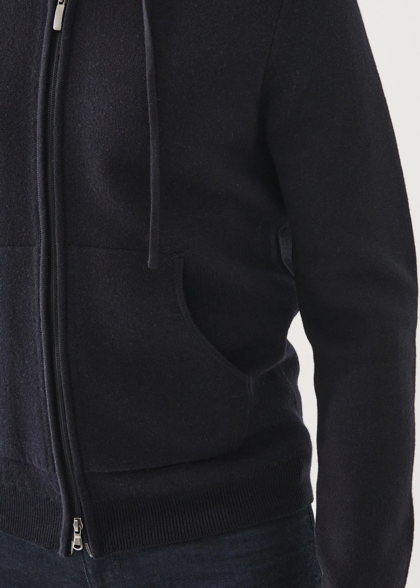 DOUBLE FACE ZIP-UP HOODIE