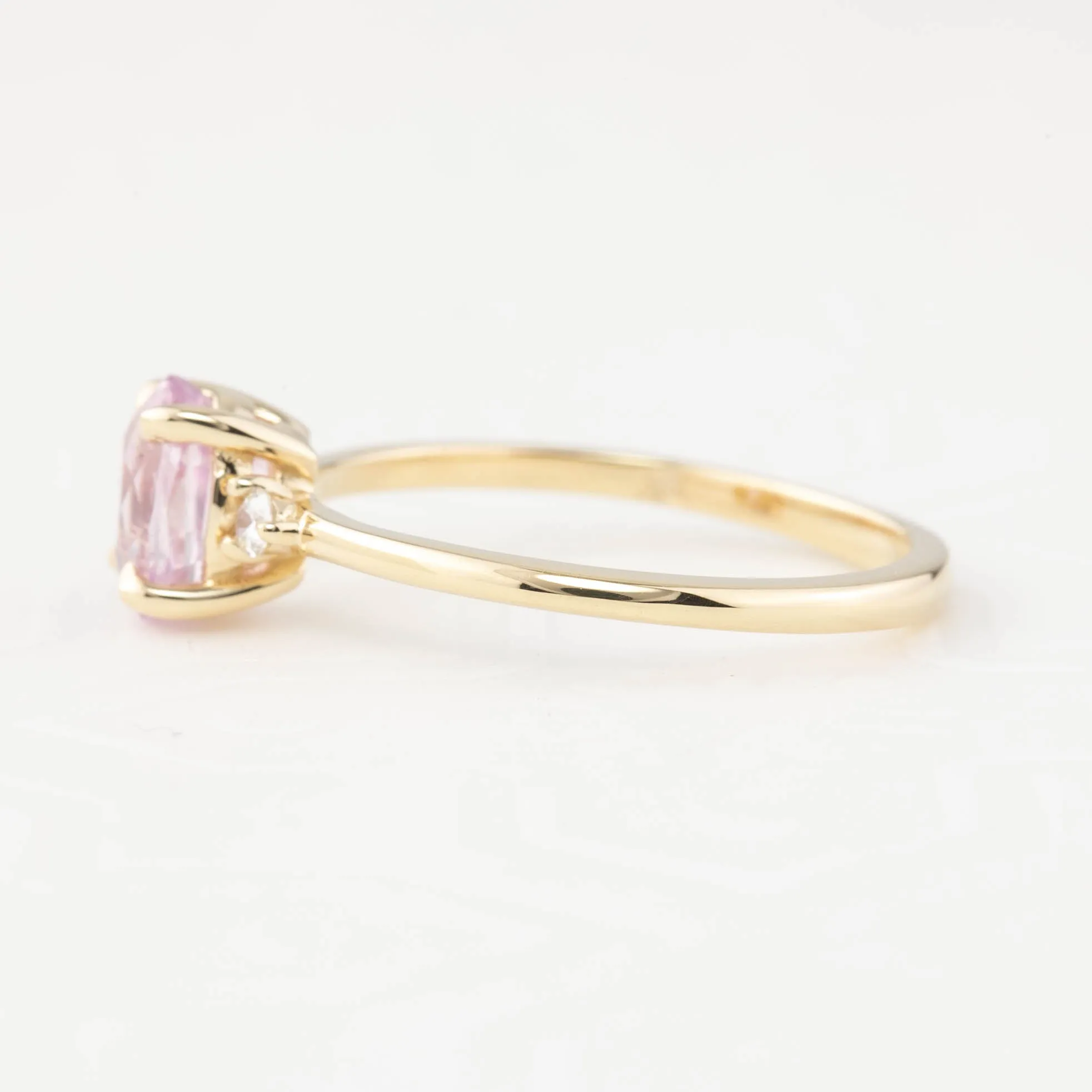 Emilie Ring - 1.38ct Light Pink Sapphire (One of a kind)