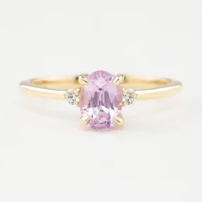 Emilie Ring - 1.38ct Light Pink Sapphire (One of a kind)