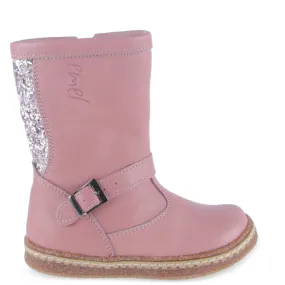 (EV2687-8) Emel high winter boots Pink glitter