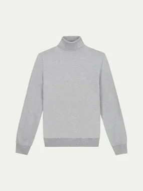 Extrafine Merino Rollneck Light Grey