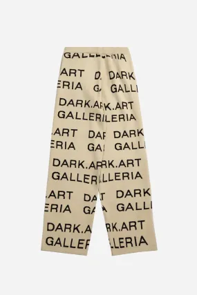 GALLERIA Knit Pants - Natural