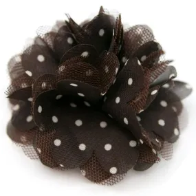 Just POLKA-ing Fun at You Brown Hair Clip