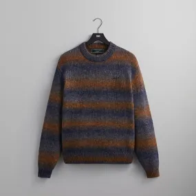 Kith Space Dye Meyer Knit Crewneck - Nocturnal