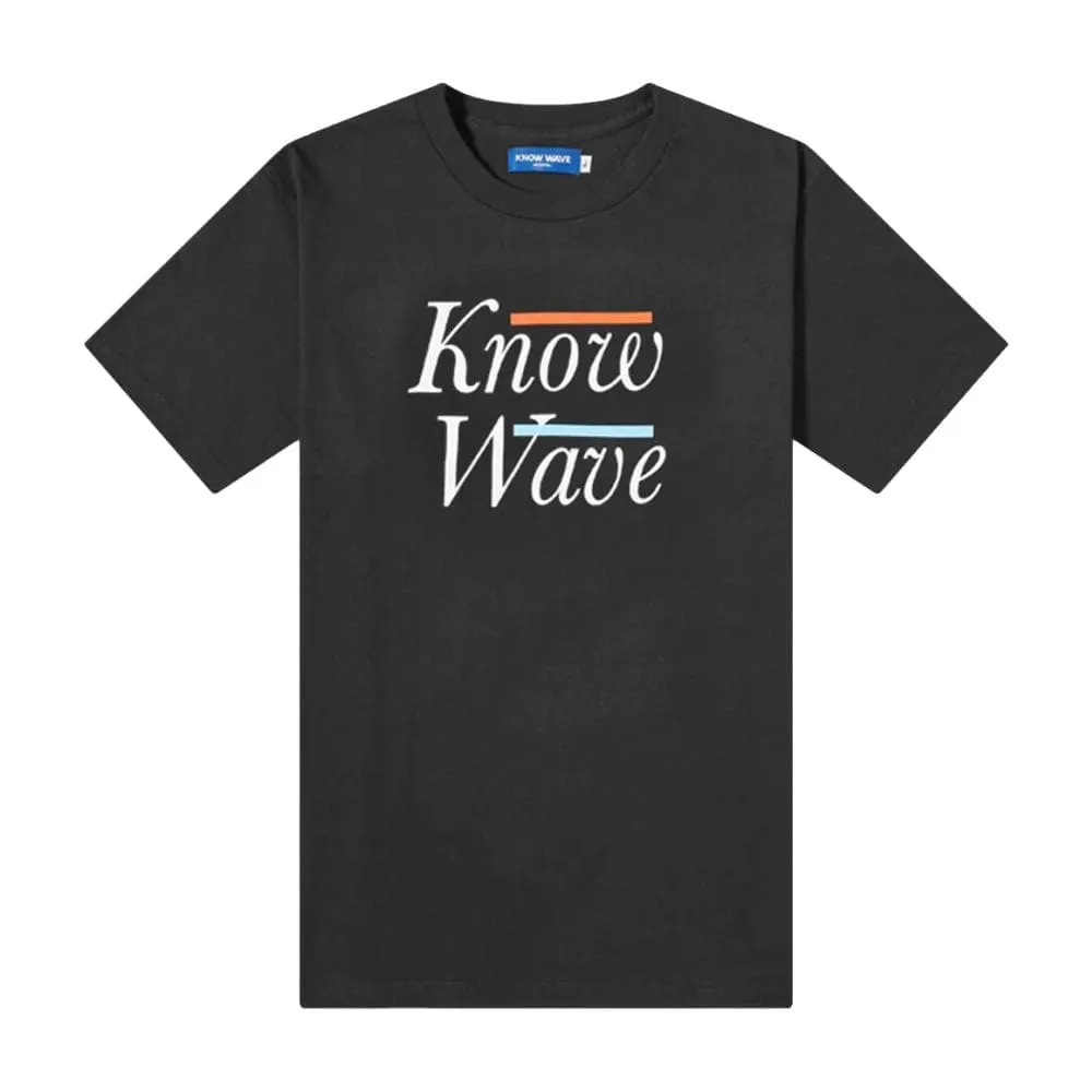 KNOW WAVE SERIF T-BLACK