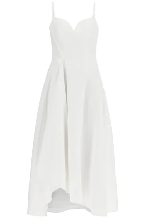 MIDI DRESS WITH SWEETHEART NECKLINE