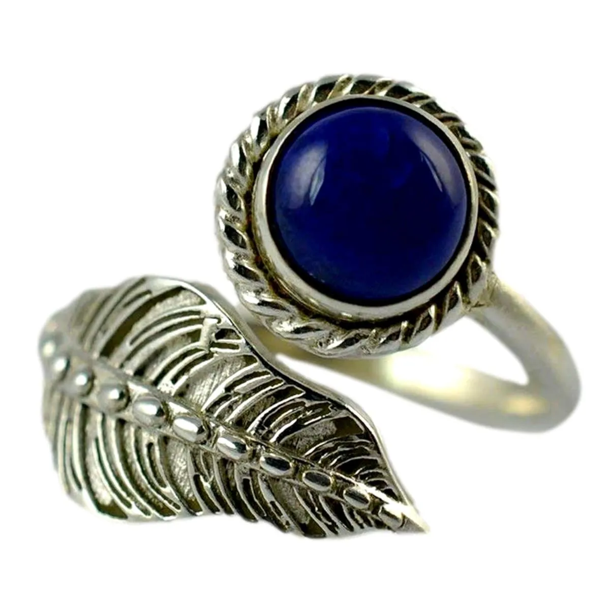 Natural Lapis Lazuli 925 Solid Sterling Silver Handmade Women Ring