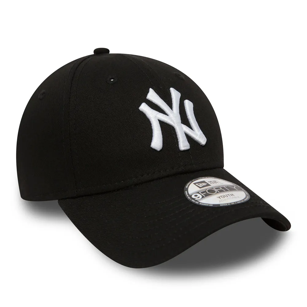 NEW ERA New York Yankees Essential Kids Black 9FORTY Adjustable Cap