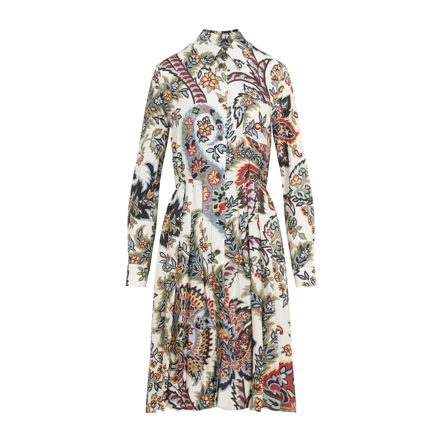 PRINTED MIDI DRESS