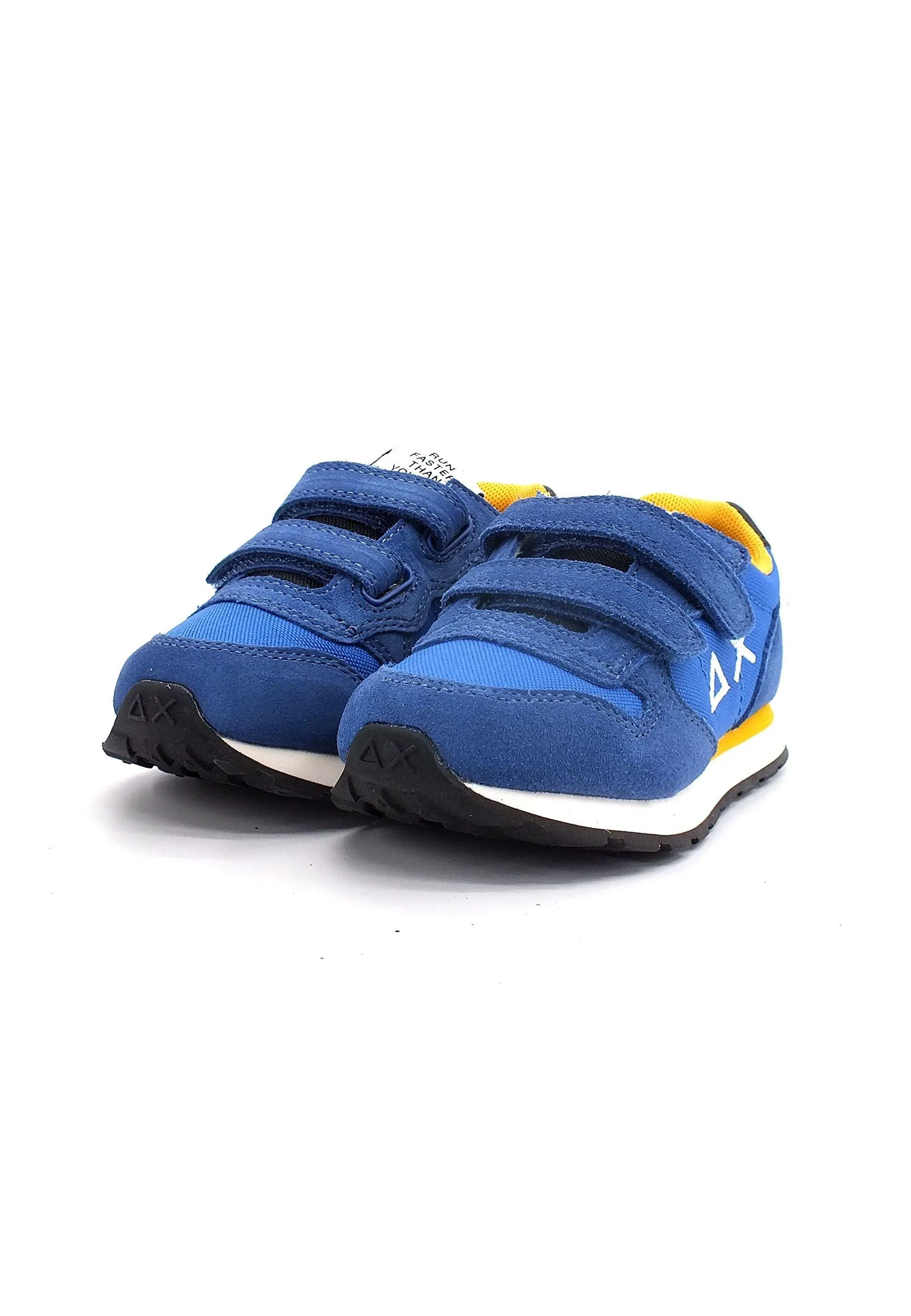 SUN68 Boy's Tom Solid Sneaker Bimbo Blu Royal Z42301B