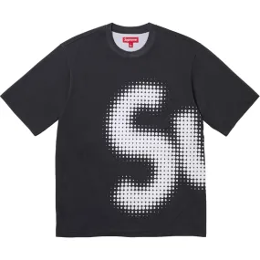 SUPREME HALFTONE S/S TOP-BLACK