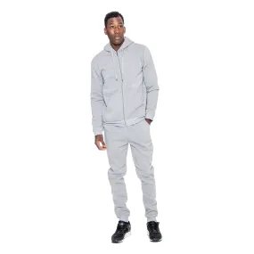 TRD Premium Solid Full Zip Fleece Set - Heather Grey