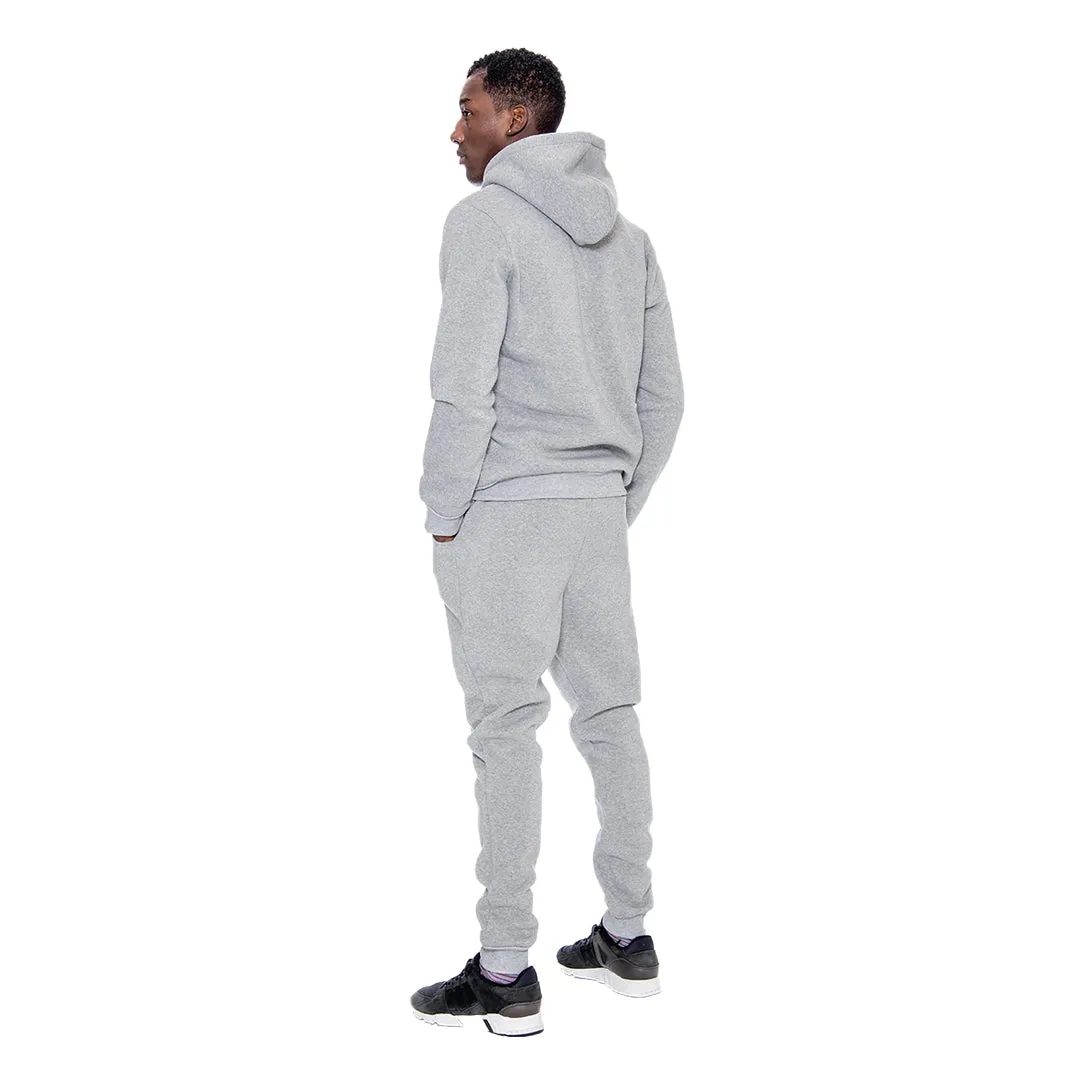 TRD Premium Solid Full Zip Fleece Set - Heather Grey