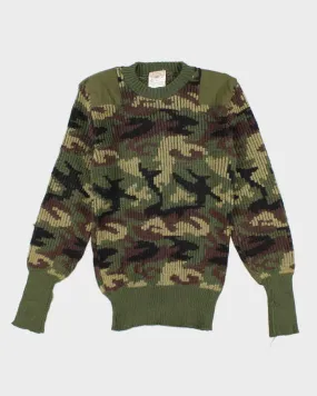 Vintage 90s L.L. Bean Camo Wool Jumper - L Long